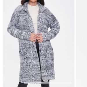 Forever 21 Marled Knit Long Cardigan Sweater